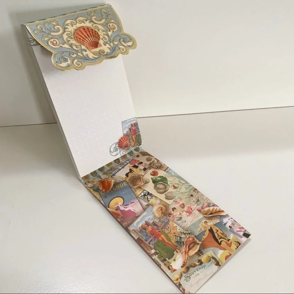 NWOT Vintage Beach glam notepad